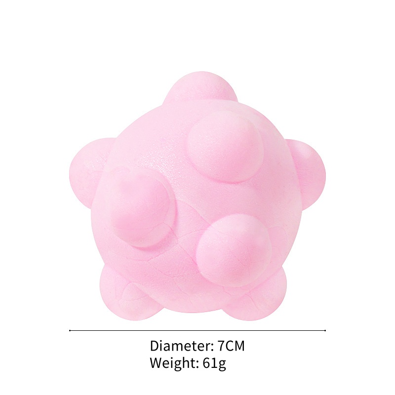 Floating TPR Foam Spiky Dog Chew Toy High Bounce Chew-Resistant Sea Urchin Ball for Water Fetch &amp; Aggressive Chewers