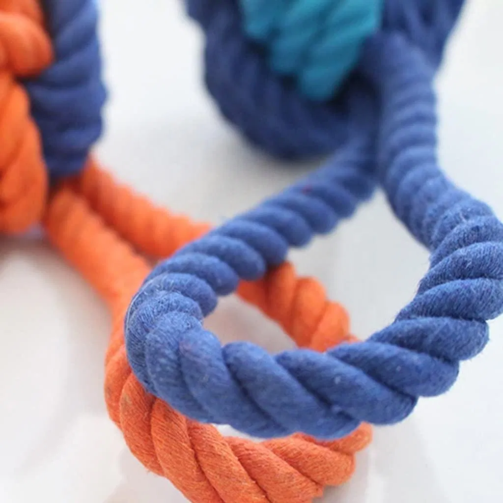 Pet Rope Knotting Ball Dog Interactive Bite-Resistant Pull Pet Dog Chew Toys