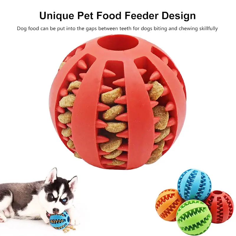 Lynpet Interactive Rubber Nylon Dog Rope Ball Toys Bite-resistant Watermelon Shaped Molar Cleaning Leak-proof Food Safe Puppies