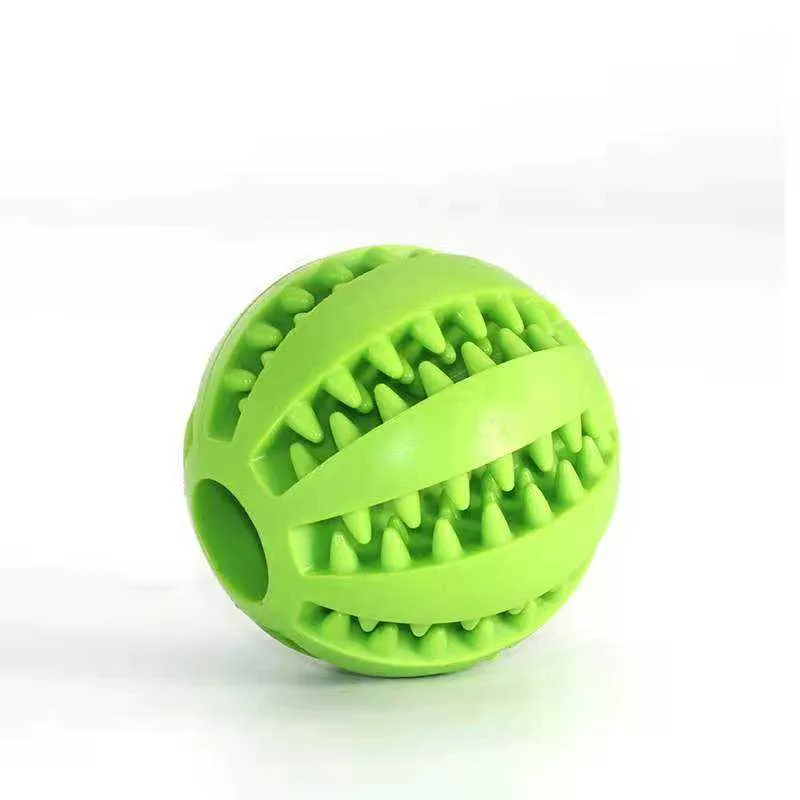 Soft Rubber Pet Toy Dental Toothbrush Cleaning Interactive Toys Rubber Food Feed Ball Dog Ball Dog Chew Toy Interactive Pet Toy