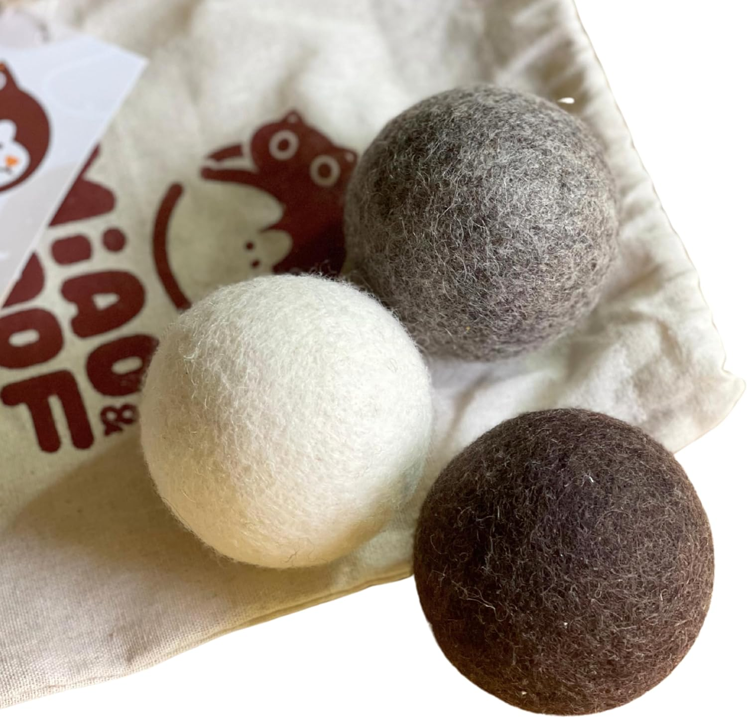 Interactive Dog Toy Set Felt Wool Balls for Dogs Safe Chew and Play Balls for Indoor and Outdoor Fun Engaging Training Aid