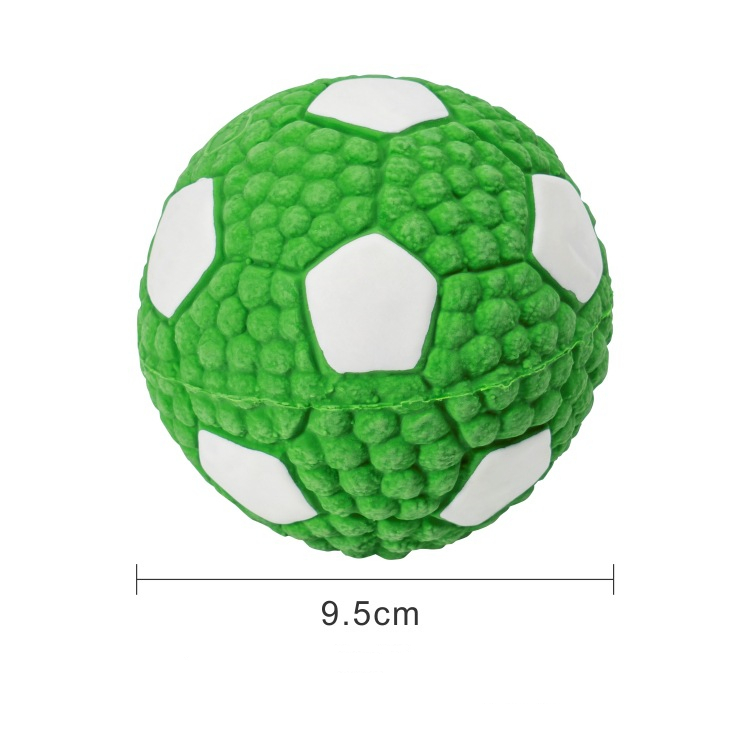 Latex Non-Toxic Rubber Pet Toys Ball Squeaky Dog Chewy Sounds Maker Toys