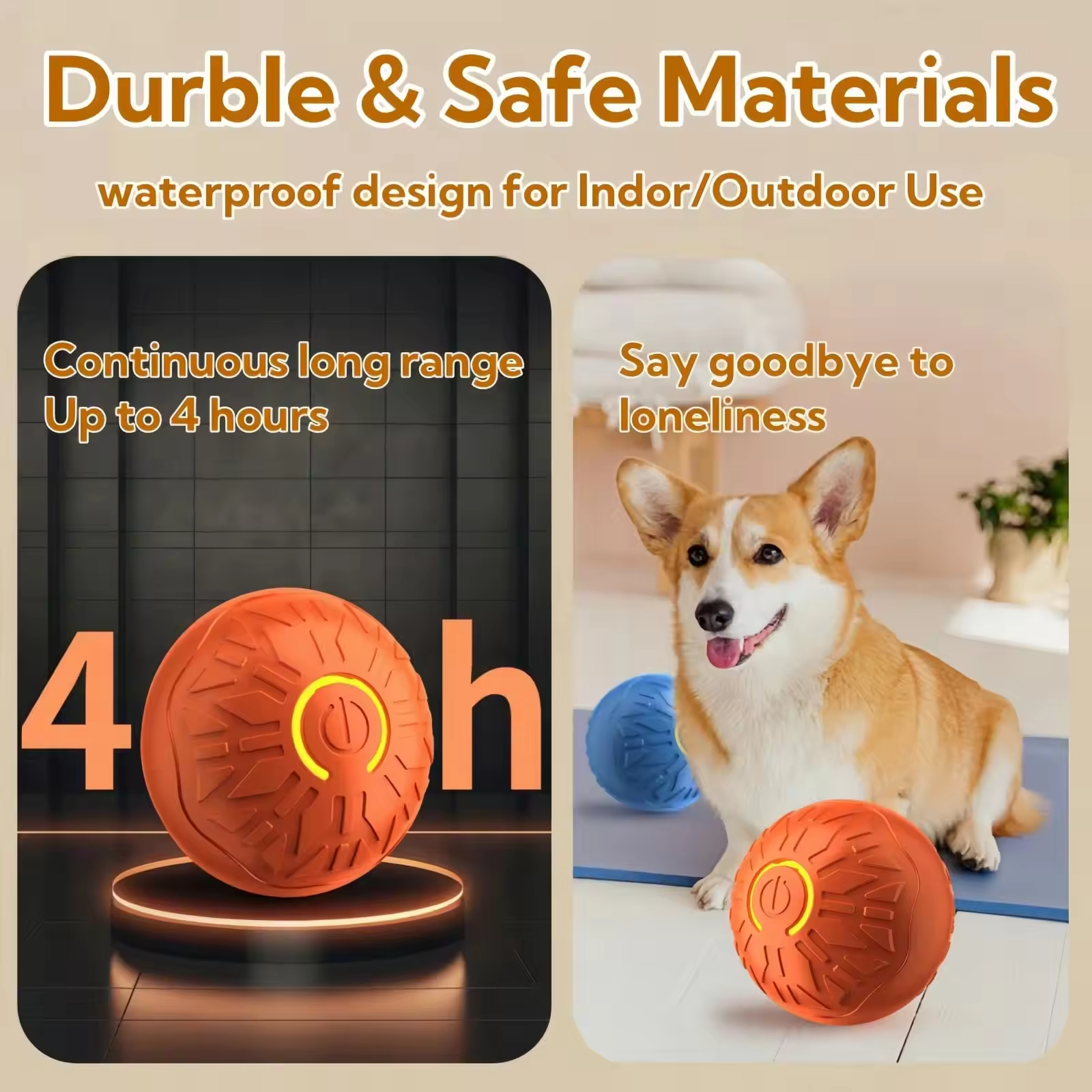 Smart Interactive Dog Ball Toy OEM Private Label Pet Toy Supplier Bulk Order Available