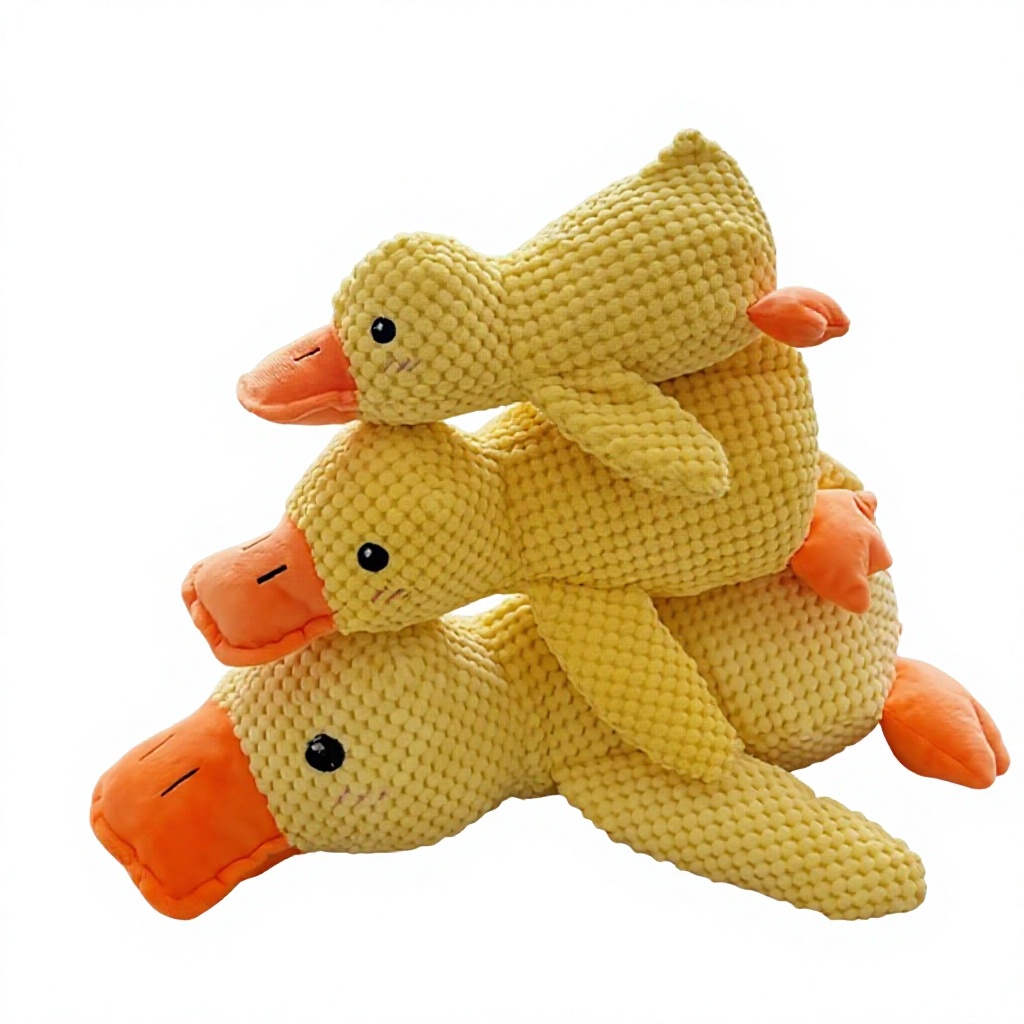 Dog Toy Plush Bite-Resistant Sounding Toy Sleep Companion Boredom-Busting Gadget Golden Retriever Corgi Dog Pet Supplies