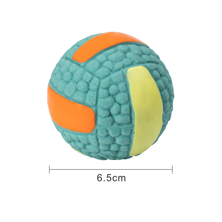 Latex Non-Toxic Rubber Pet Toys Ball Squeaky Dog Chewy Sounds Maker Toys