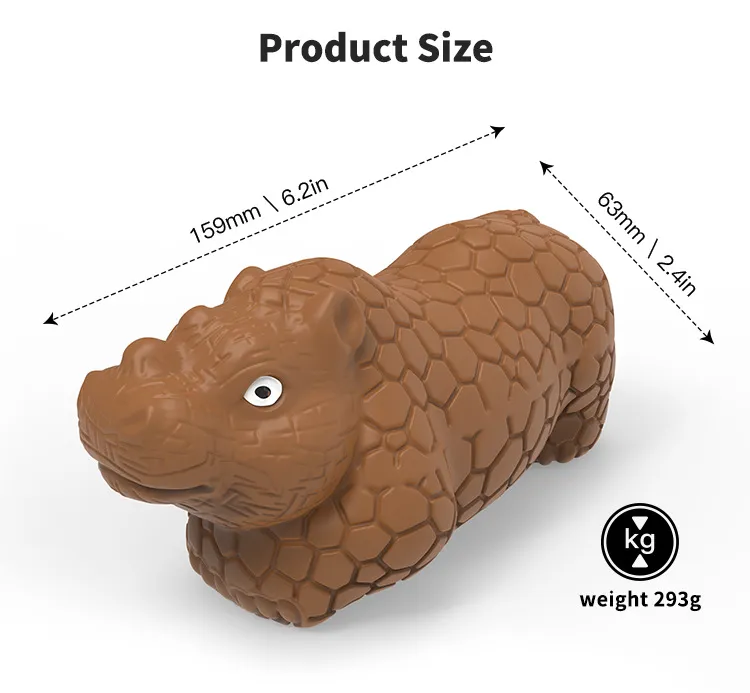 Squeaky Dog Toy for Dental Care and Playtime Adventures