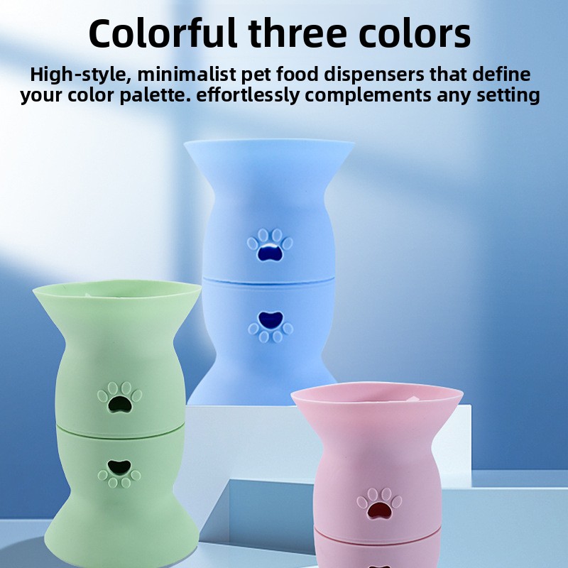 Hot-selling New AFB Brand Food-grade Silicone Dog Toy Food Dispensing Ball Slow-Feeding Training Interactive Fun Customizable