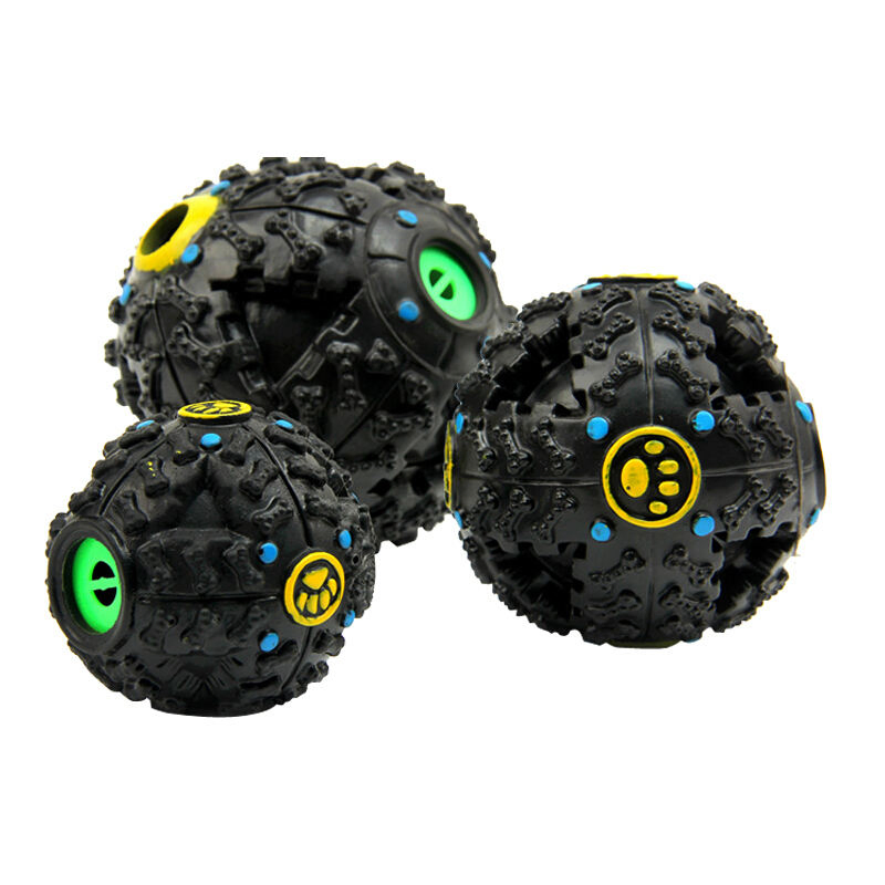 Treat Dispensing Balls Pet Dog Squeaky Chew Toy Pet Treat Ball Toy