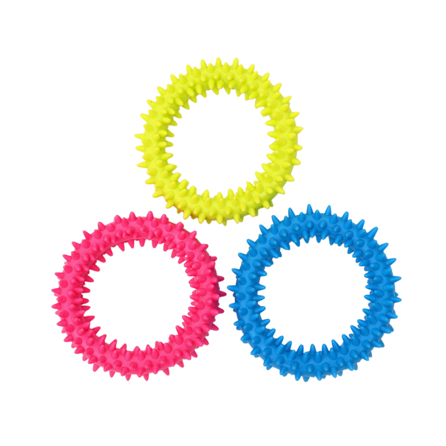 Eco-Friendly Durable TPR Rubber Dog Bite Toy in Classic Fashion Bone Shape for Small Animals Daily Use