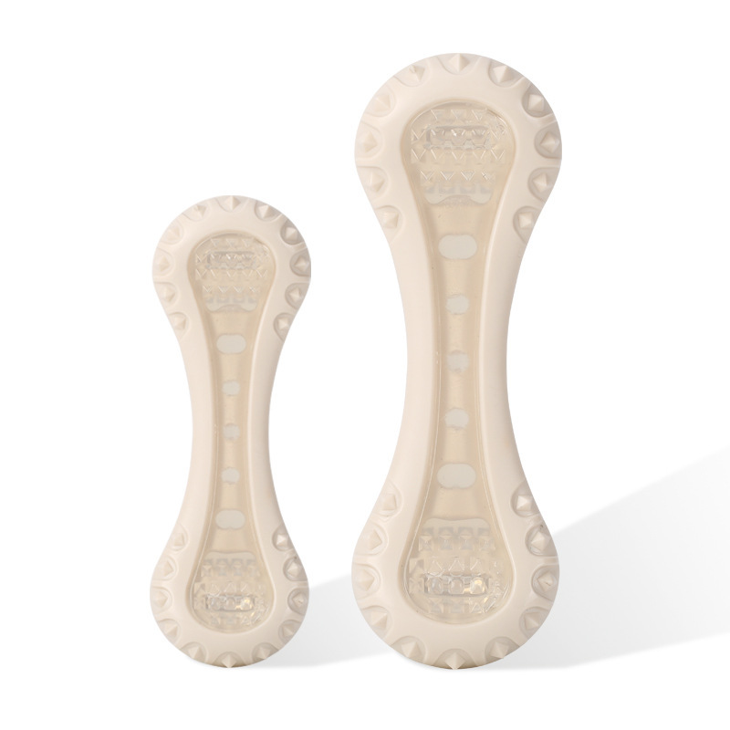 2026 Nylon Bone Dog Chew Toy Rubber Coated Indestructible Teething Toy Interactive Training Durable Bite Resistant Pet Toy