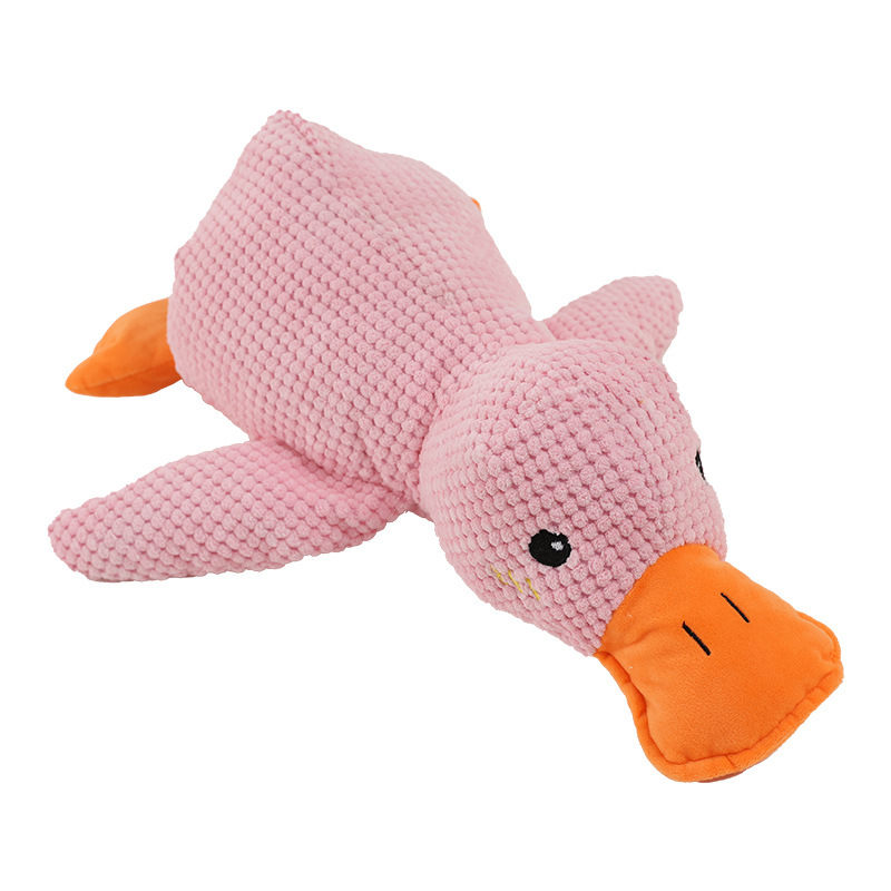 Dog Toy Plush Bite-Resistant Sounding Toy Sleep Companion Boredom-Busting Gadget Golden Retriever Corgi Dog Pet Supplies