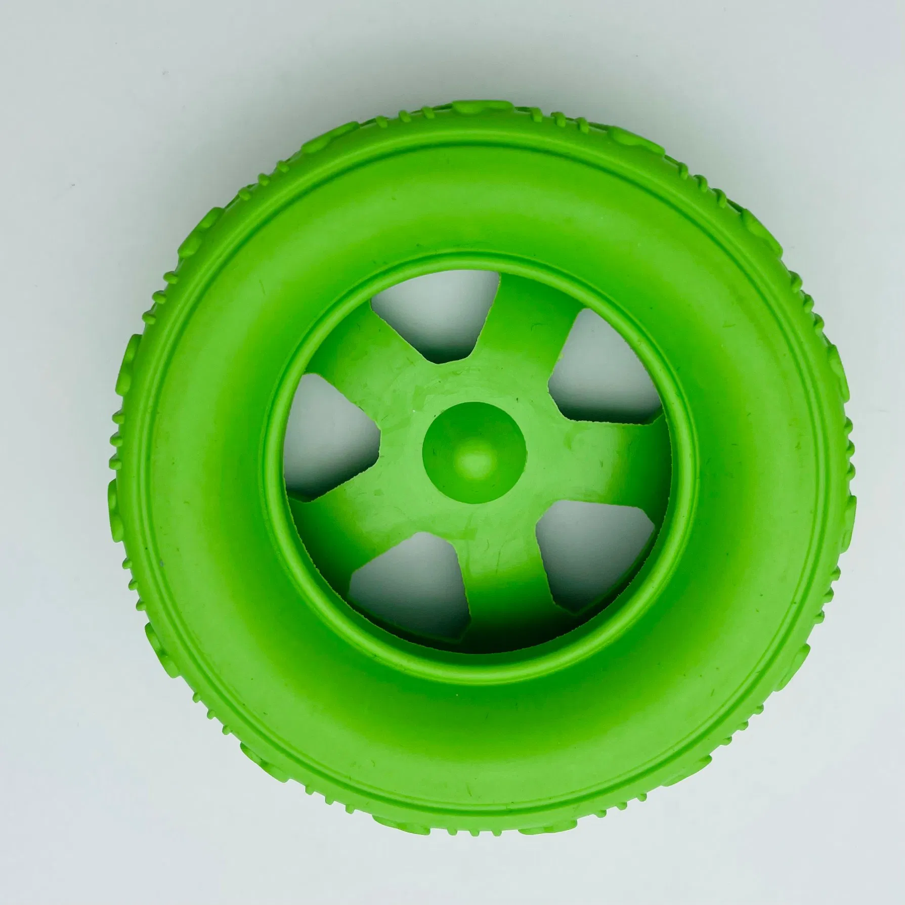 Chinese Factory Shape Like a Medium Tire Natural Rubber Dog Chews Toy for Training and Dental Hygiene