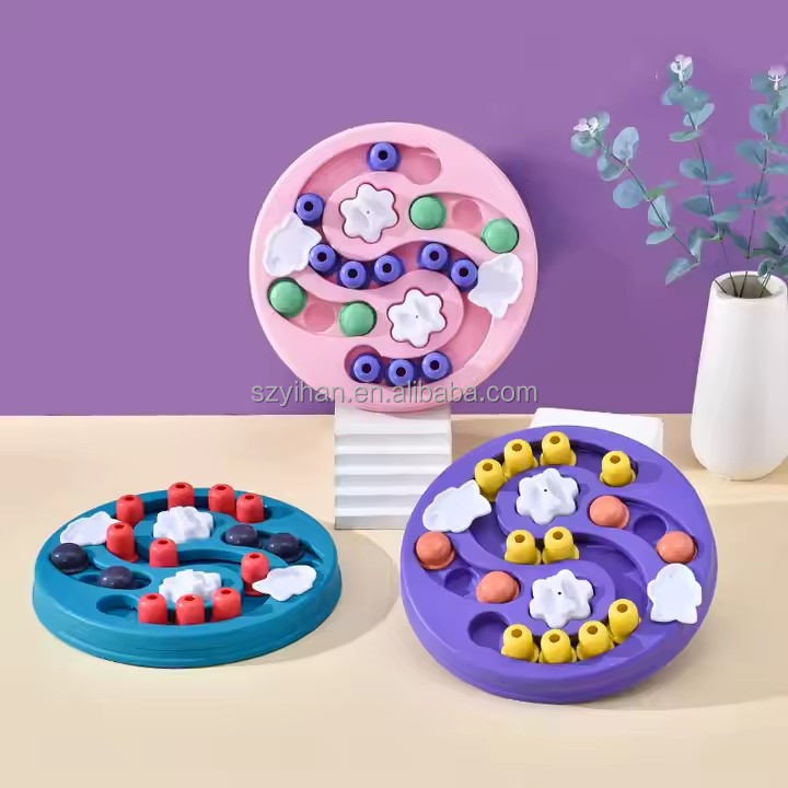 60 Designs Dog Toy Puzzle Training Funny Feeding Bowl IQ GamesTreat Dog Slow Feeder Pet Interactive Toy