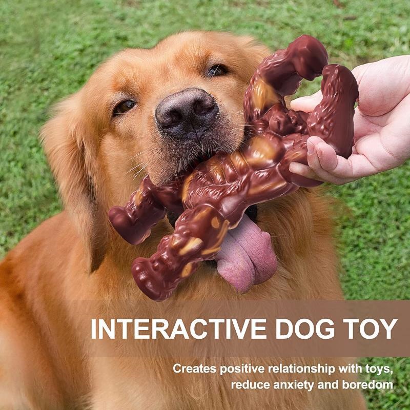 Luxury Nylon Dog Bone Toys Gorilla Shape Dog Chew Toys for Aggressive Chewers Durable Dog Toys Eco-Friendly Teeth Cleaning
