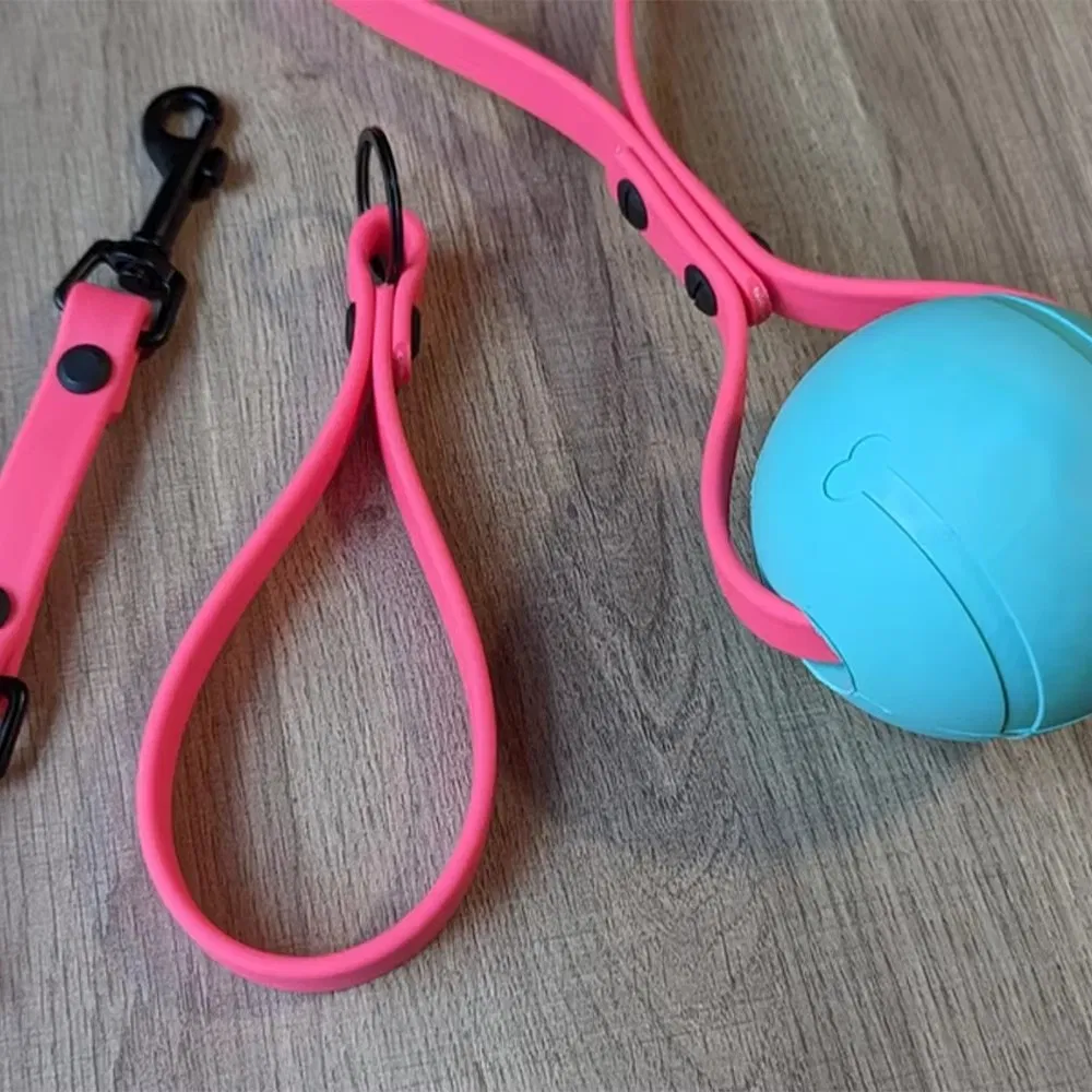 New Arrival Customizable Logo Pet Toy Tennis Ball Dog Toy Tennis Ball Holders PVC Dog Leash for Pet Outdoor Playing Silicone
