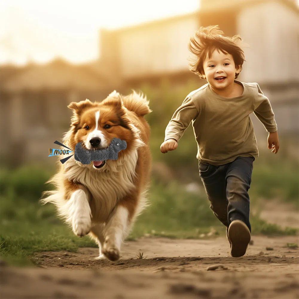 Squeaky Dog Toy for Dental Care and Playtime Adventures