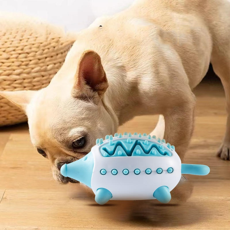 Hedgehog Silicone Treat Dispensing Toy for Dogs Interactive Chew Toy