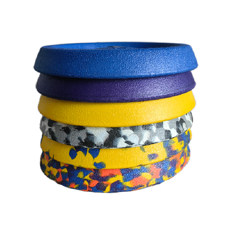 2024 Hot Sale Hollow Design Dog Training Flying Disc EVA Water Floating Interactive Pet Dog Toy
