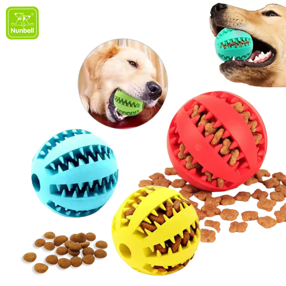 Eco-Friendly Dogs Chewing Toys Ball Interactive Pet Chew Toy Durable Dog Toys for Aggressive Chewers