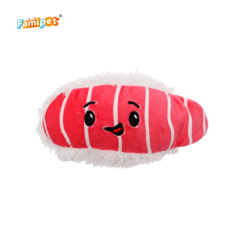 Famipet Manufacturer Custom Fast Food Lunch Pack Designer Stuffed Plush Pet Toy Squeaky Dog Toys For Pet