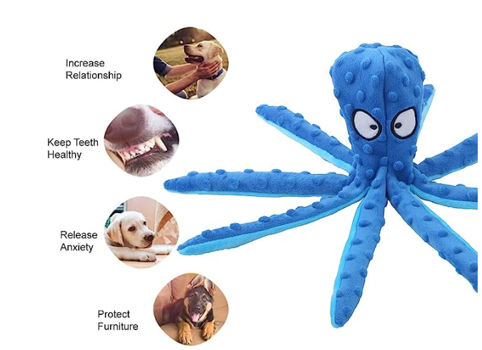 Octopus Dog Toy Detail 3
