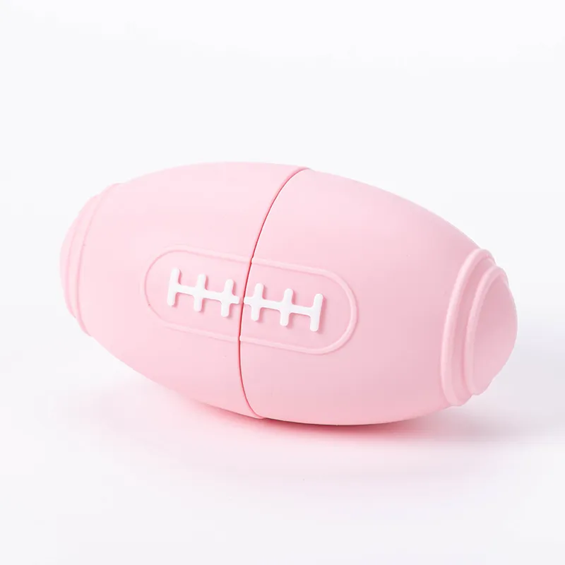 Durable Bite Dog Toy Silicone Dog Chew Toy Pet Chews Playing Knot Interactive Dog Rope Chew Toy