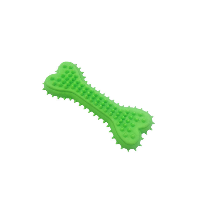 Squeaky Dog Balls Bone Donut TPR Rubber Dog Toss Fetch Toys for Puppy Small Medium Dogs Aggressive Chewers Training Pet Toys