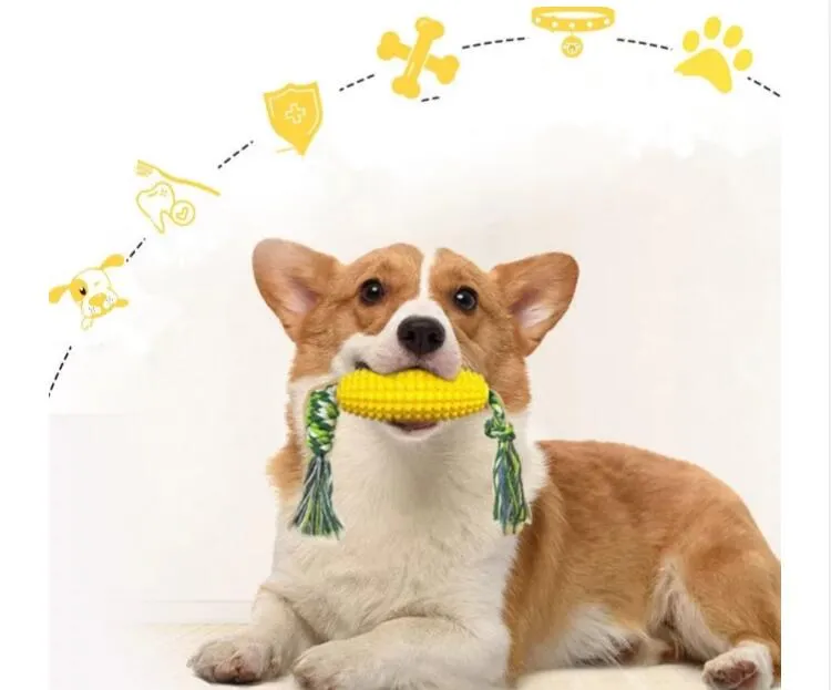 Dental Care Brushing Stick Effective Natural Rubber Dog Chew Pet Toy