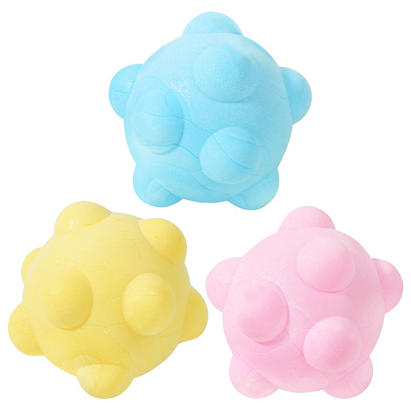 Floating TPR Foam Spiky Dog Chew Toy High Bounce Chew-Resistant Sea Urchin Ball for Water Fetch &amp; Aggressive Chewers