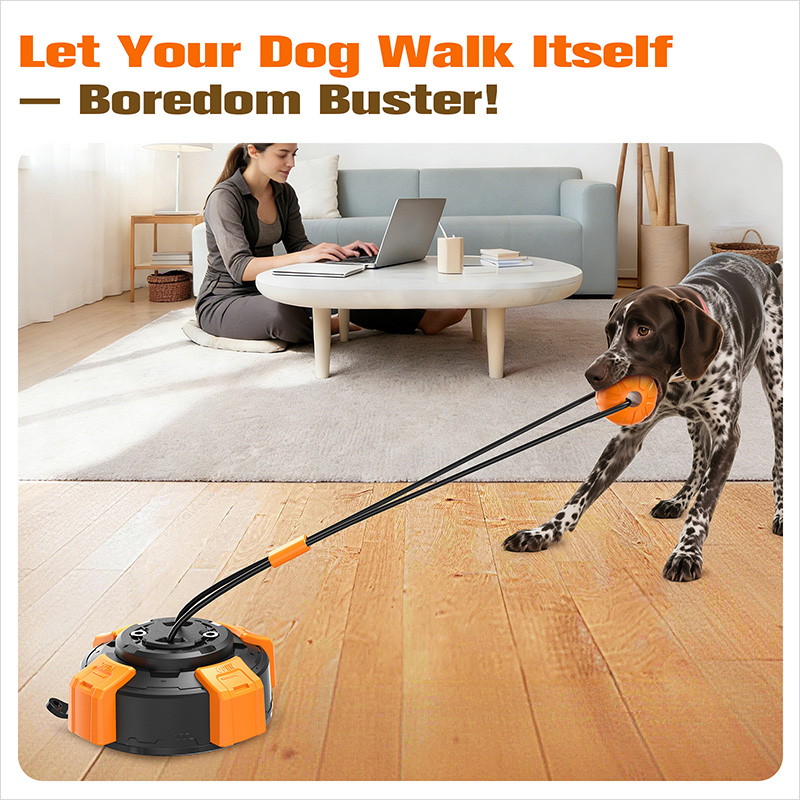 Hands-Free Dog Tugging Toy Strong Suction Dog Tug of War Toy Indestructible Interactive Self Play Pet Training Toy