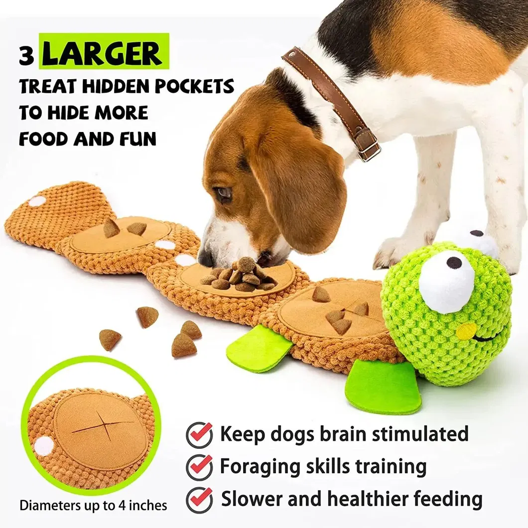 Wholesale Dog Squeaky Pet Slow Feeder Food Chew Puppy Puzzle Toy