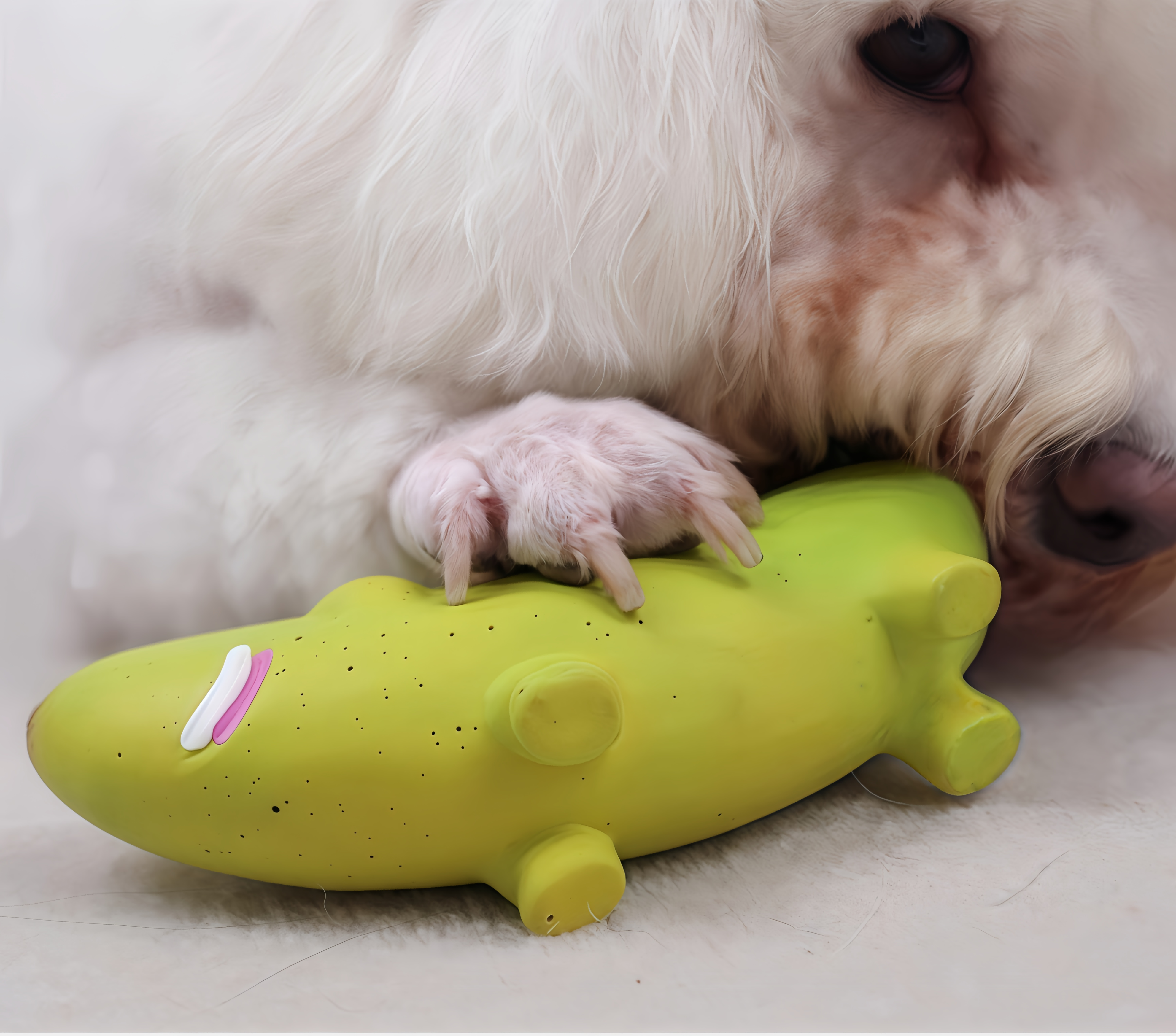Dog Christmas Gift Eco-Friendly Durable Cartoon Latex Floating Interactive Chew Toy Indoor/Outdoor Sound Anxiety Relief Boredom