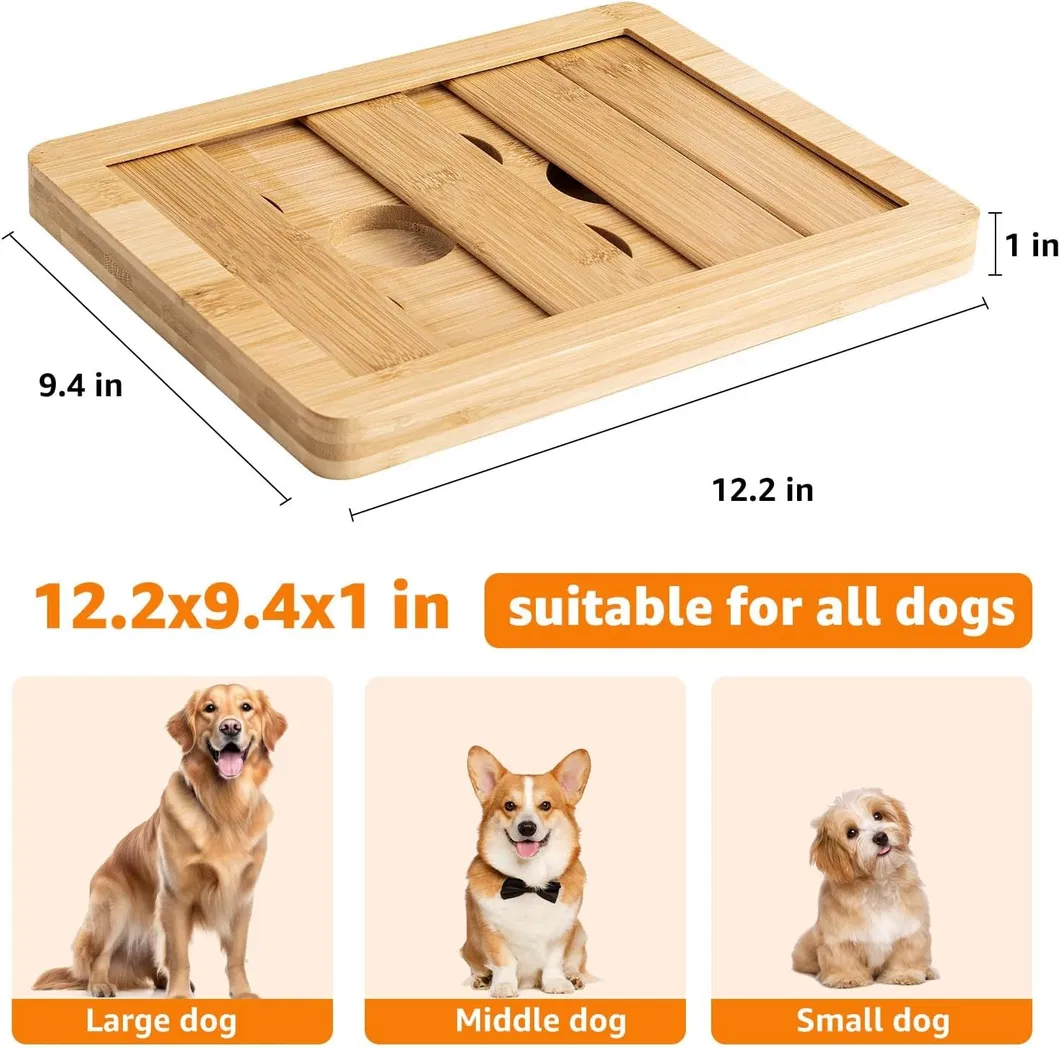 Dog Puzzle Toys Wooden - Interactive Toys for Boredom