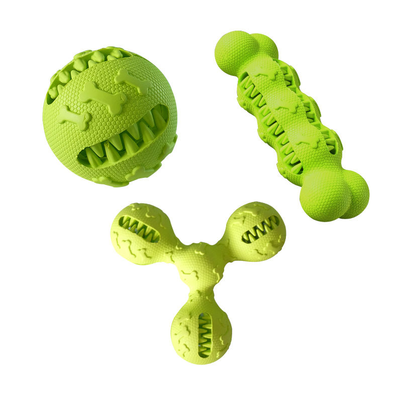 Rubber Toothbrush Dog Bite Dog Chew Toy Food Treat Dispensing Dog Toy