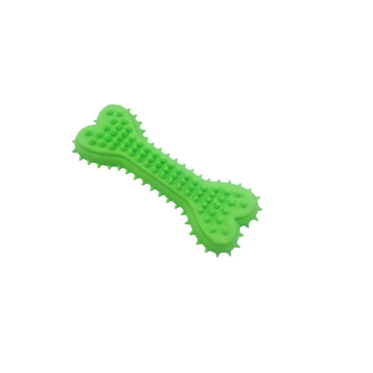 Squeaky Dog Balls Bone Donut TPR Rubber Dog Toss Fetch Toys for Puppy Small Medium Dogs Aggressive Chewers Training Pet Toys