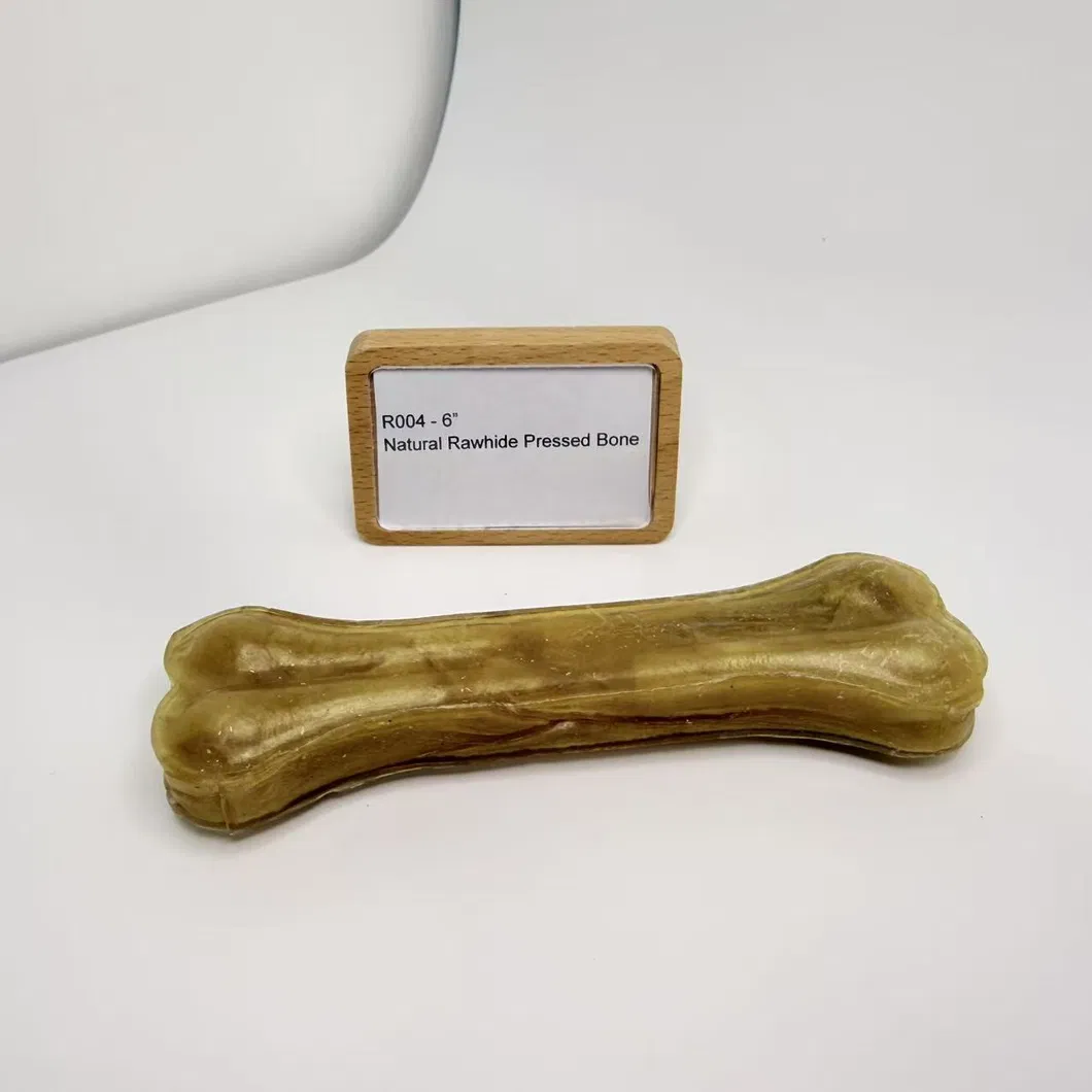 2 Inch Natural Rawhide Pressed Bone Dog Chews