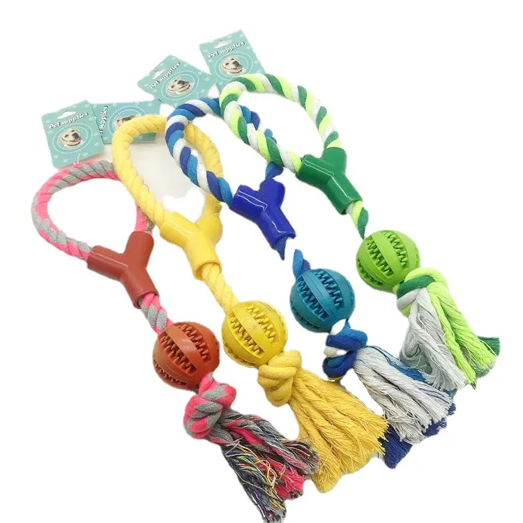 Pet Safe Tennis Ball Rope Toy for Dog Training