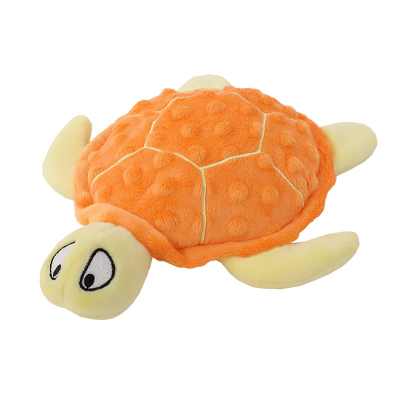Wholesale New Design Turtle Shape Squeaky Dog Toy for Small Medium and Large Dog Plush Tortoise Squeaky Dog Chew Toys