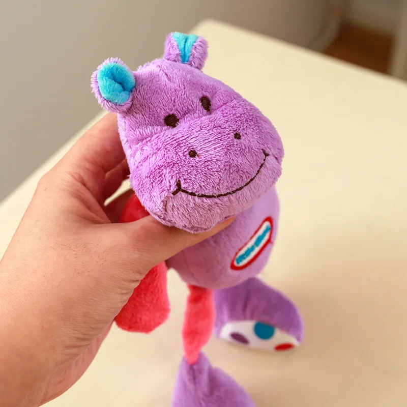 Design Trendy Animal Pup Dog Squeaky Plush Toys