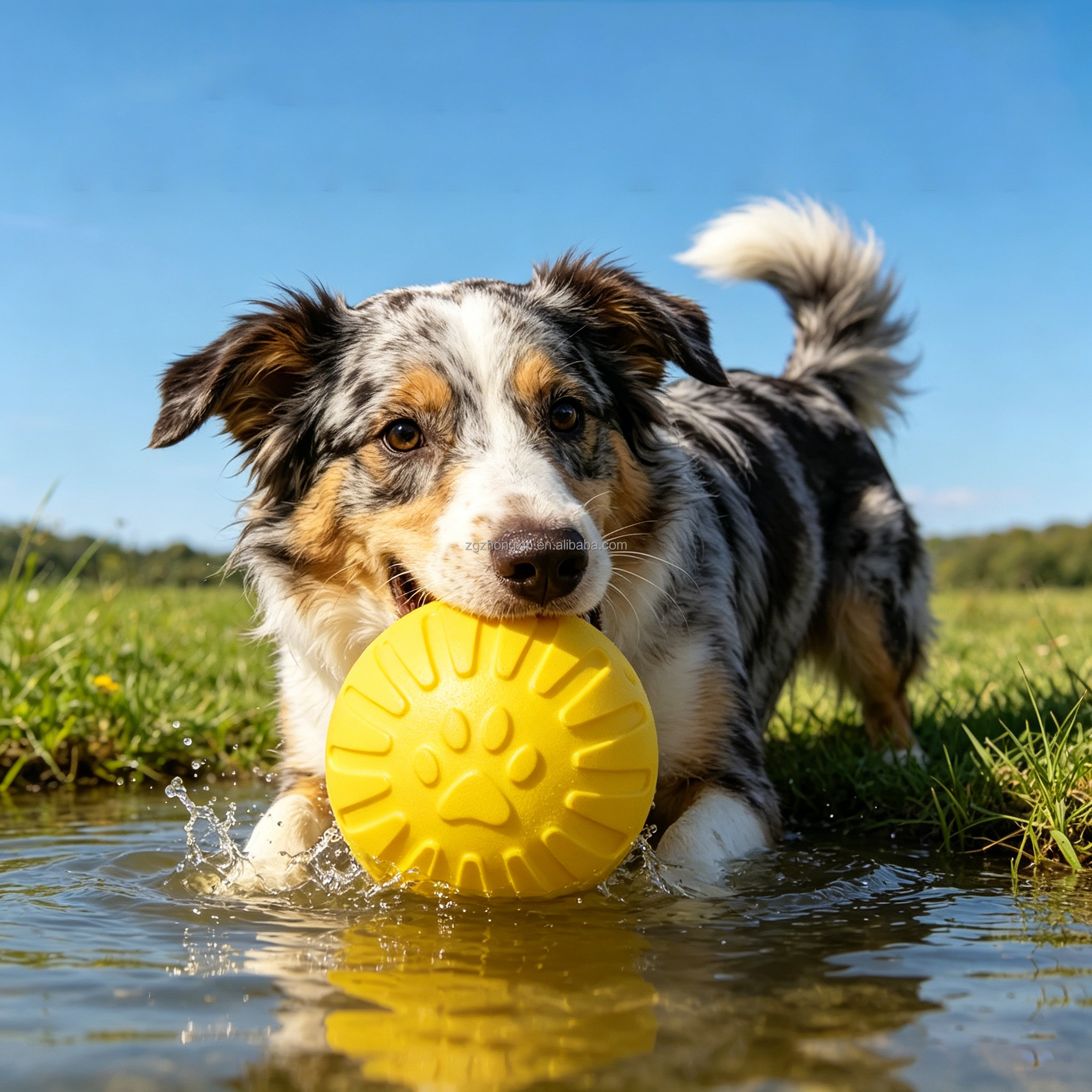 EVA Foam Dog Toy Interactive Chew Ball Indestructible Pet Supplies Training Exercise Toy for Medium Large Dogs