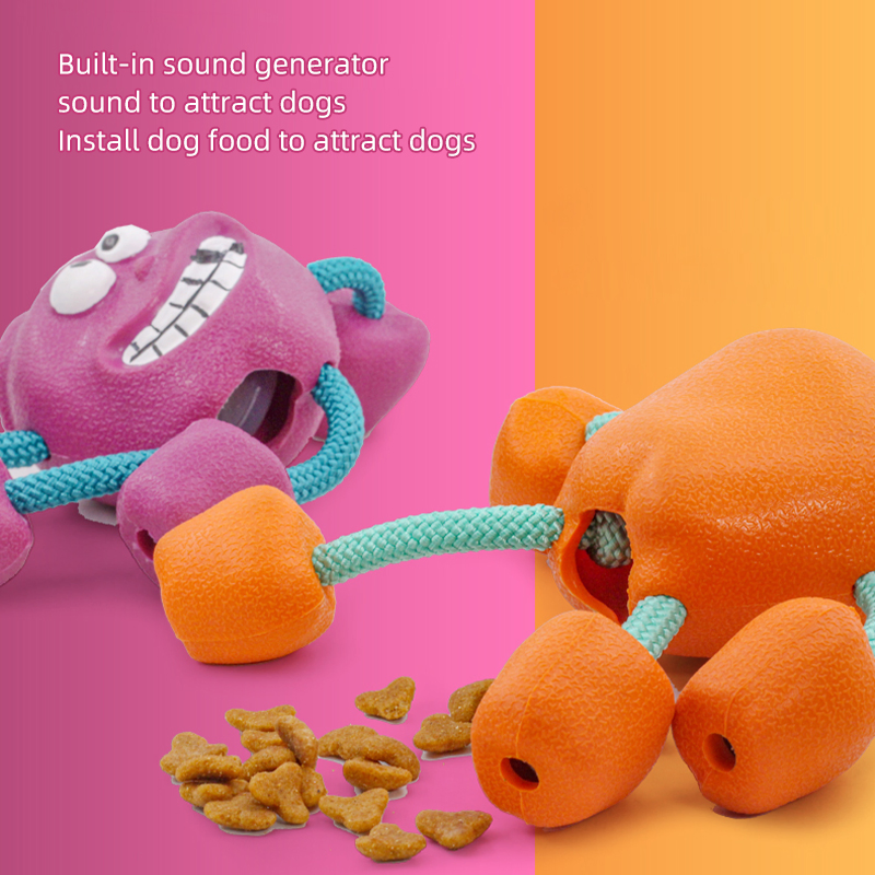 Squeaky Puppy Teething Chew Rope Tug of War Training Dog Toys for Aggressive Chewers