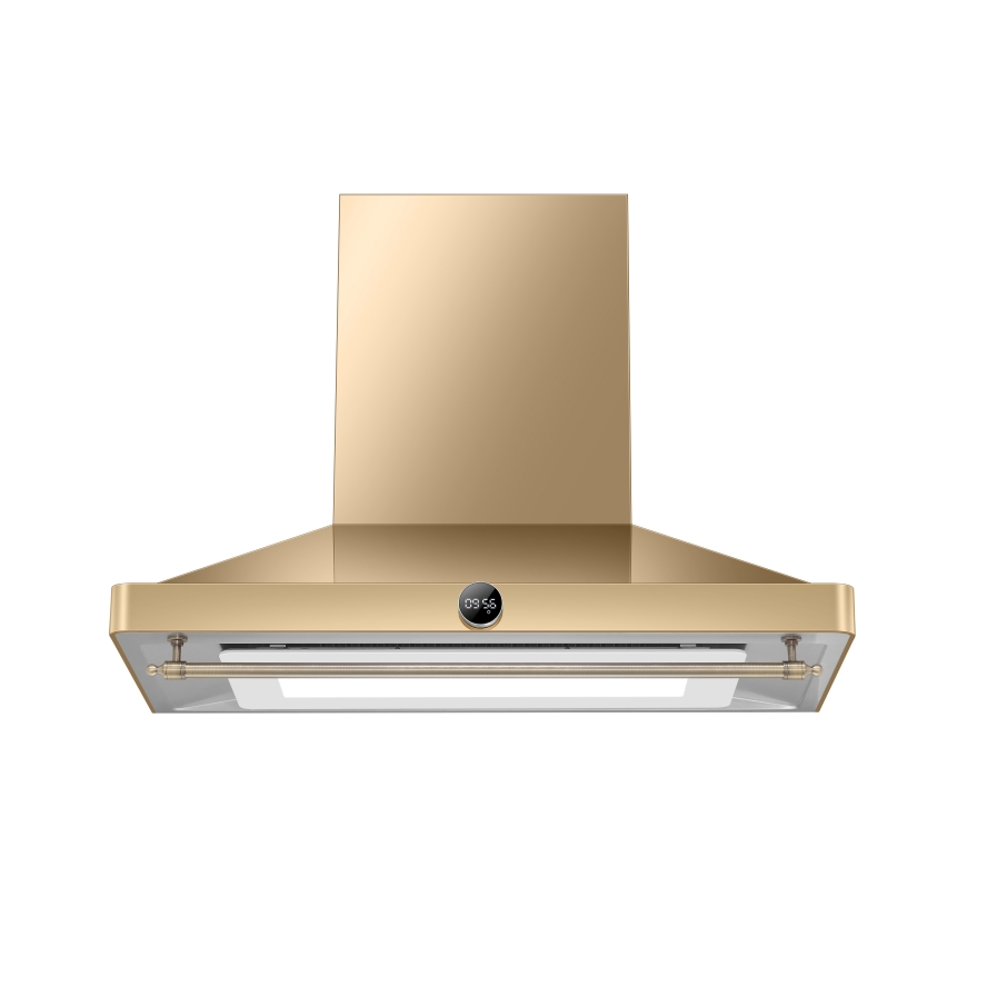 Spot Goods Digital Steel Intelligent Vented Range Cooker Hood for Smoke Extraction