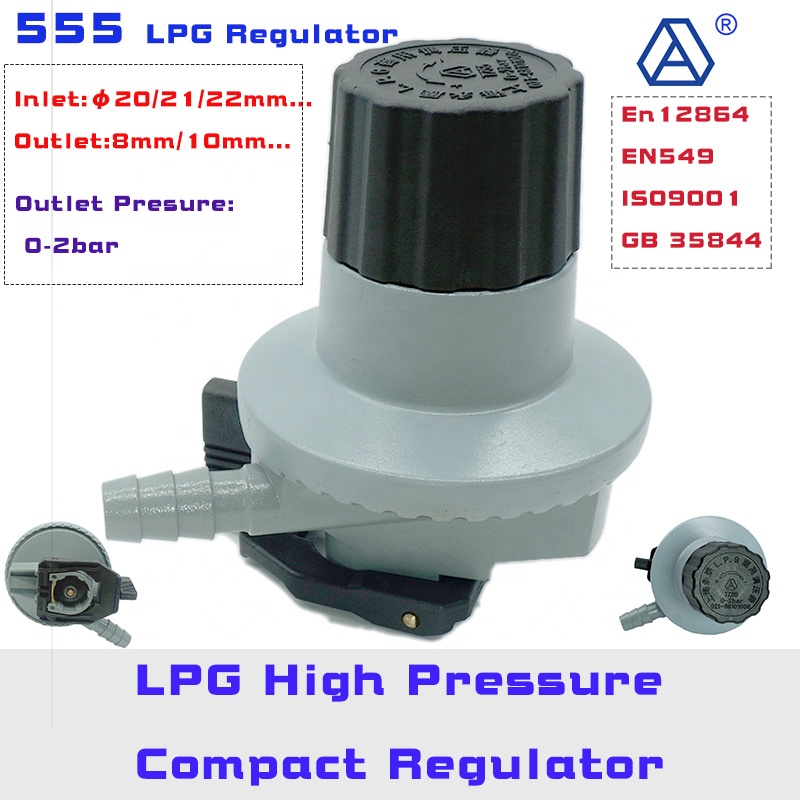 LPG Gas Stove Safety Regulator with Over Flow Cut-Off Devices Attractive Price for a Secure Pressure Regulator