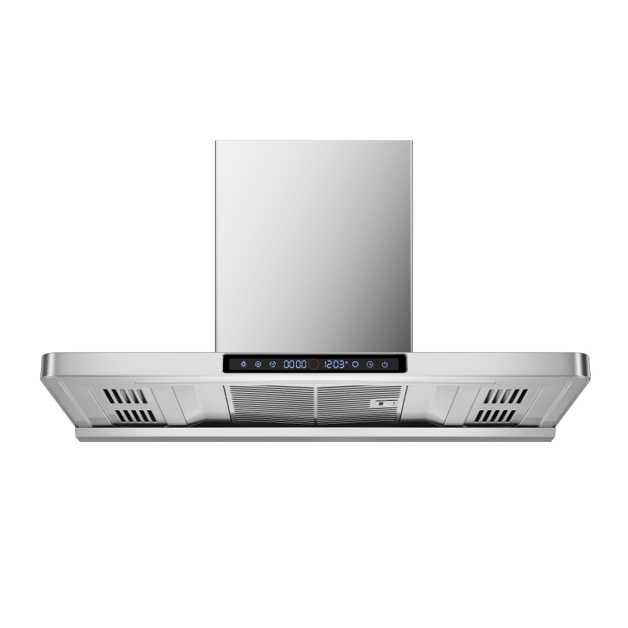 Spot Goods Digital Steel Intelligent Vented Range Cooker Hood for Smoke Extraction