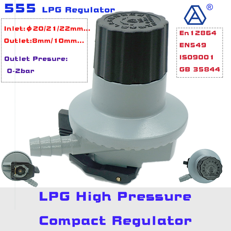LPG Gas Stove Safety Regulator with Over Flow Cut-Off Devices Attractive Price for a Secure Pressure Regulator