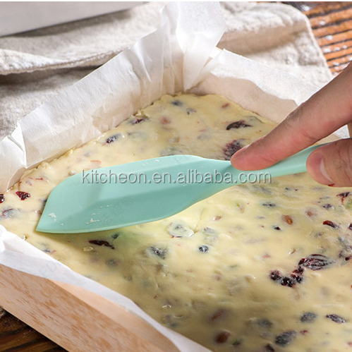High Heat Resistant One Piece Design Kitchen Silicone Spatula for Cream