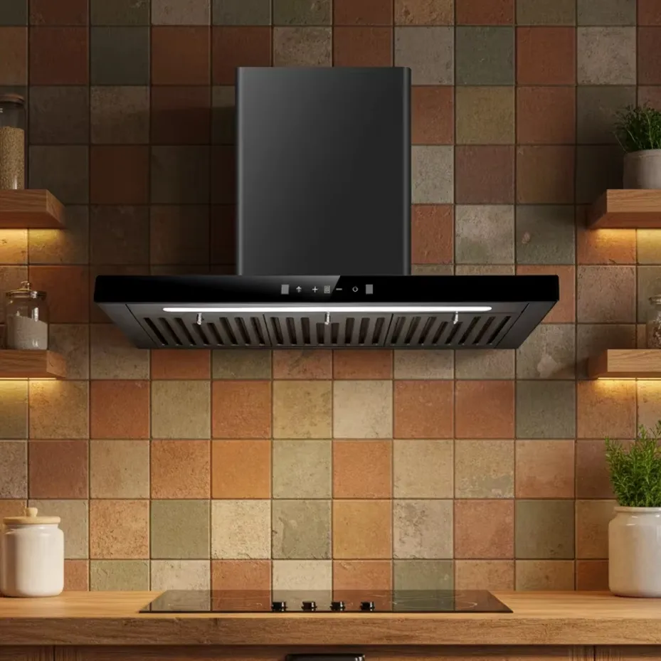 Customize Logo Service Household Downdraft Built-in Smart Kitchen Range Hood