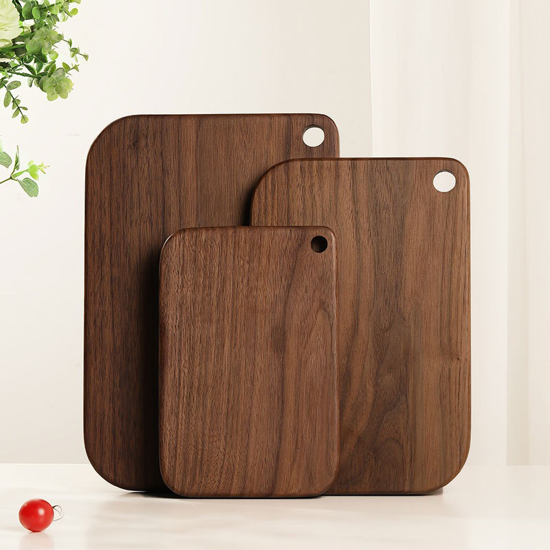 Factory Direct Hot Selling Custom Black Walnut Wood Cutting Board Charcuterie Chopping Slicing Butcher Board