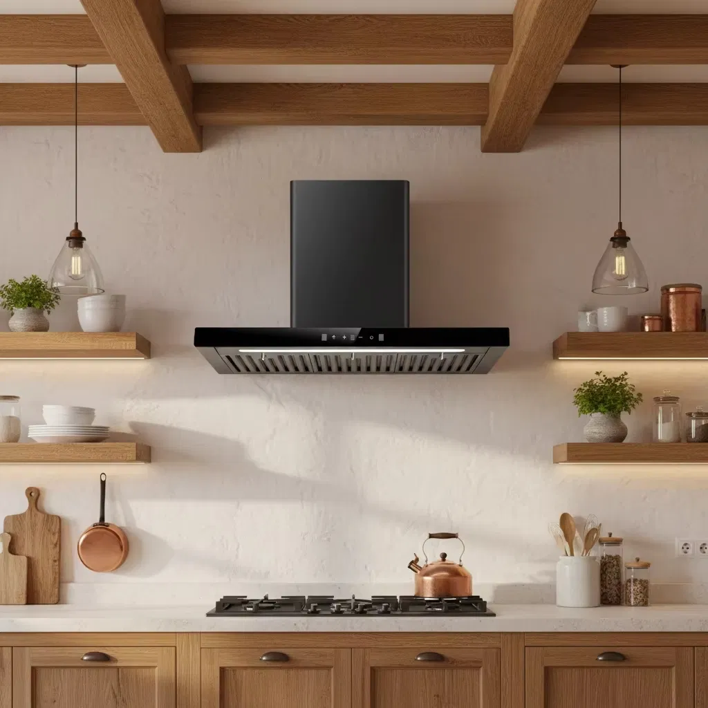 Customize Logo Service Household Downdraft Built-in Smart Kitchen Range Hood