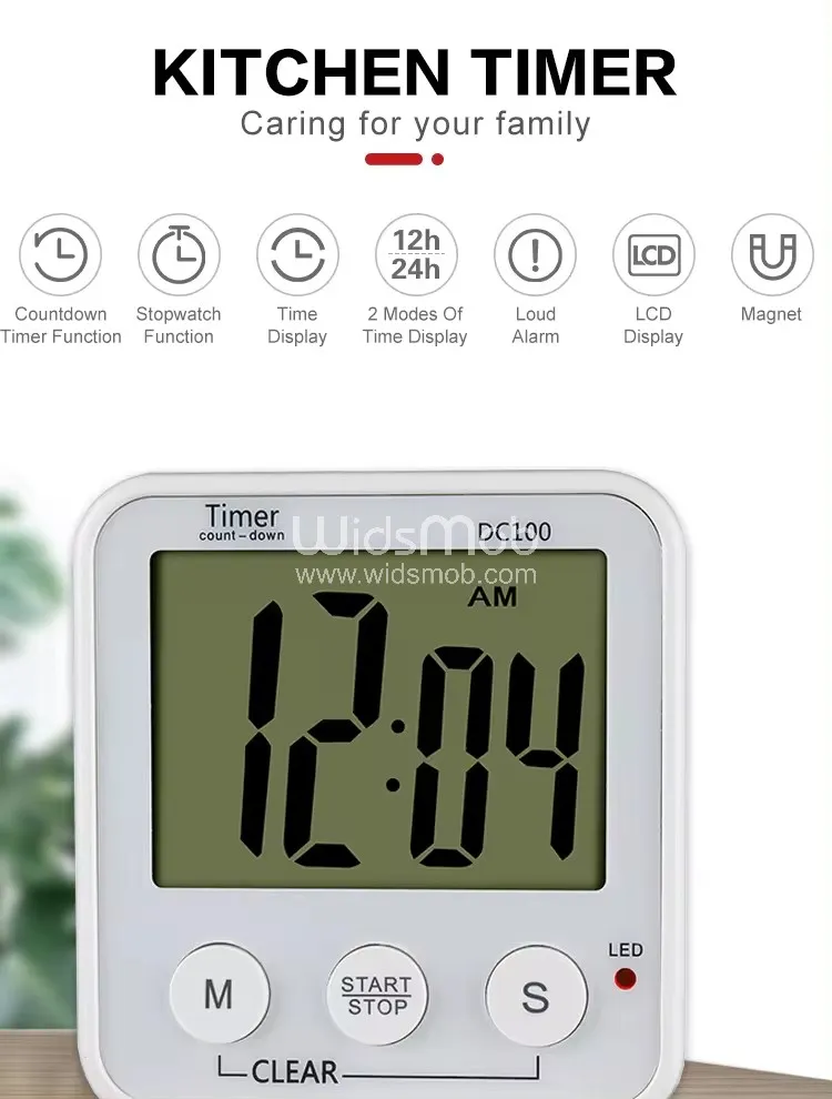 Digital Kitchen Timer Display 1